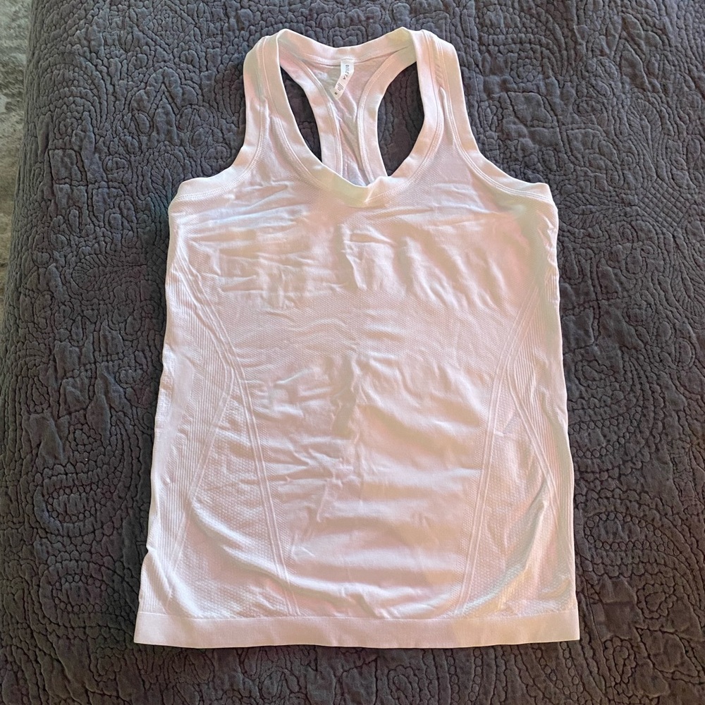 white athleta tank top